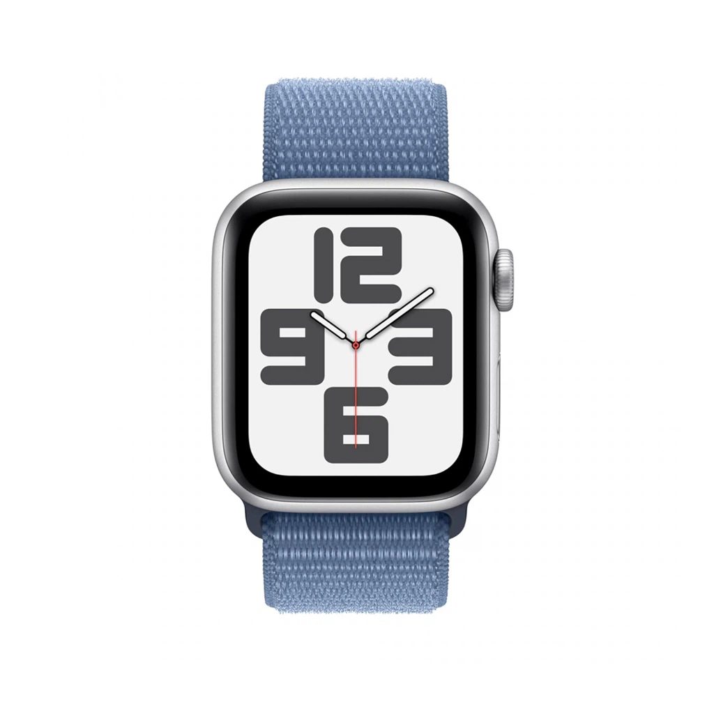 Умные часы Apple Watch SE 2 (2024) GPS 40mm Silver Aluminium Case with Blue Cloud Sport Loop Band - (MXEE3)